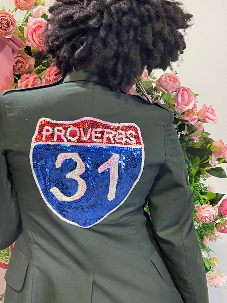 Limited Edition Army Green Proverbs 31 Jacket