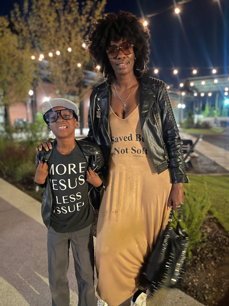 Mommy Saved Dress and Son More Jesus Shirt