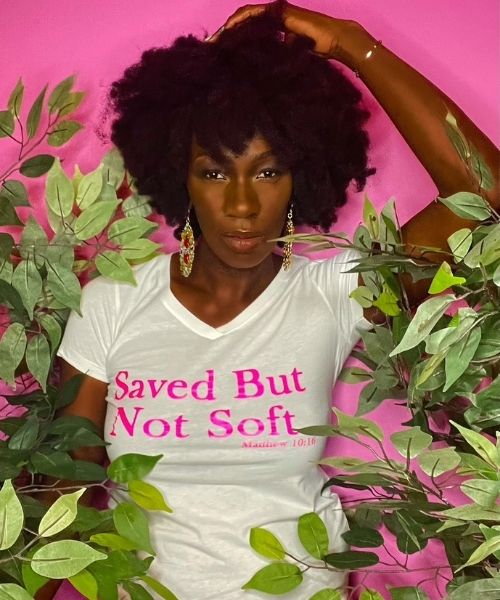 VNECK SAVED BUT NOT SOFT TEE